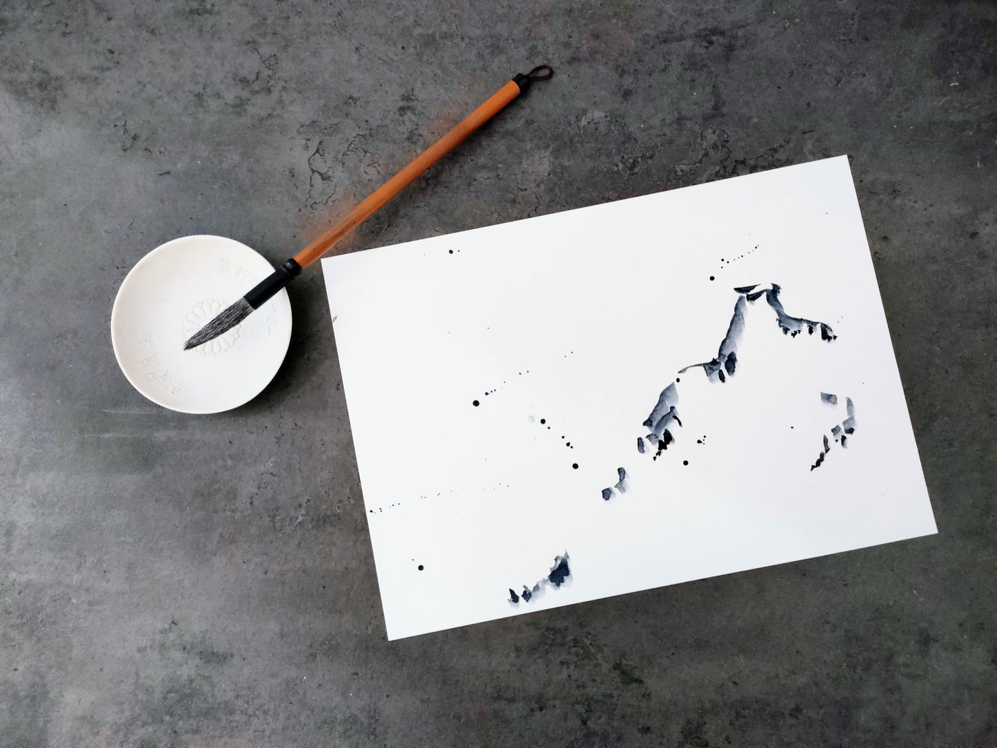 Iya Gallery A4 original watercolour painting