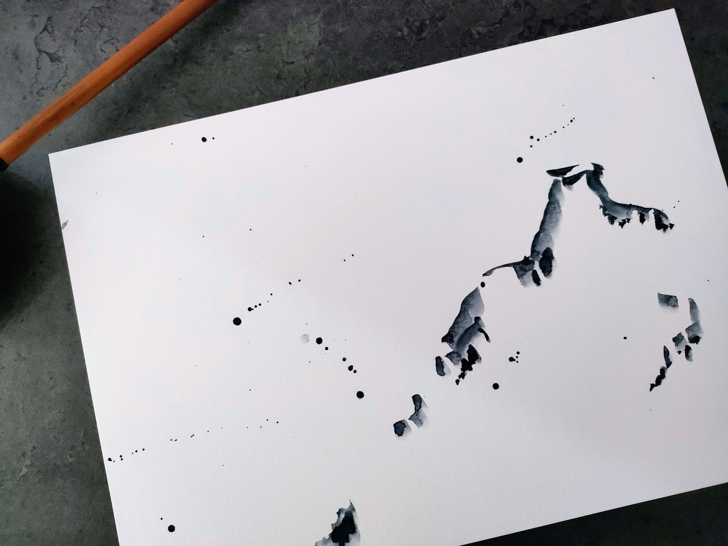 Iya Gallery A4 original watercolour painting