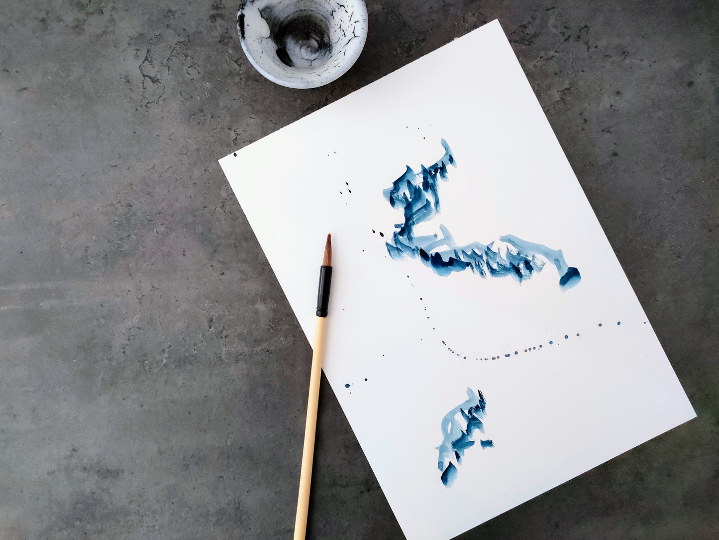 Iya Gallery A4 original watercolour painting