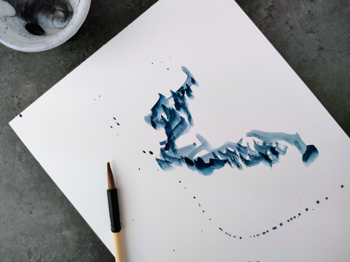 Iya Gallery A4 original watercolour painting