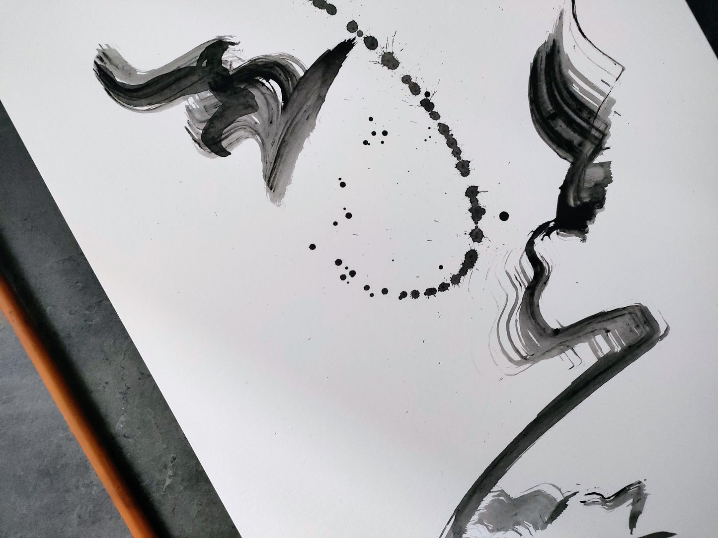 Iya Gallery A3 original ink painting