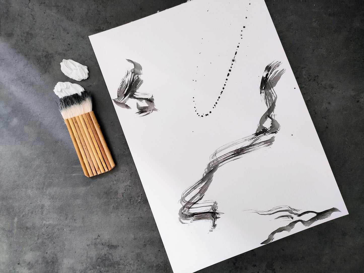 Iya Gallery A3 original ink painting