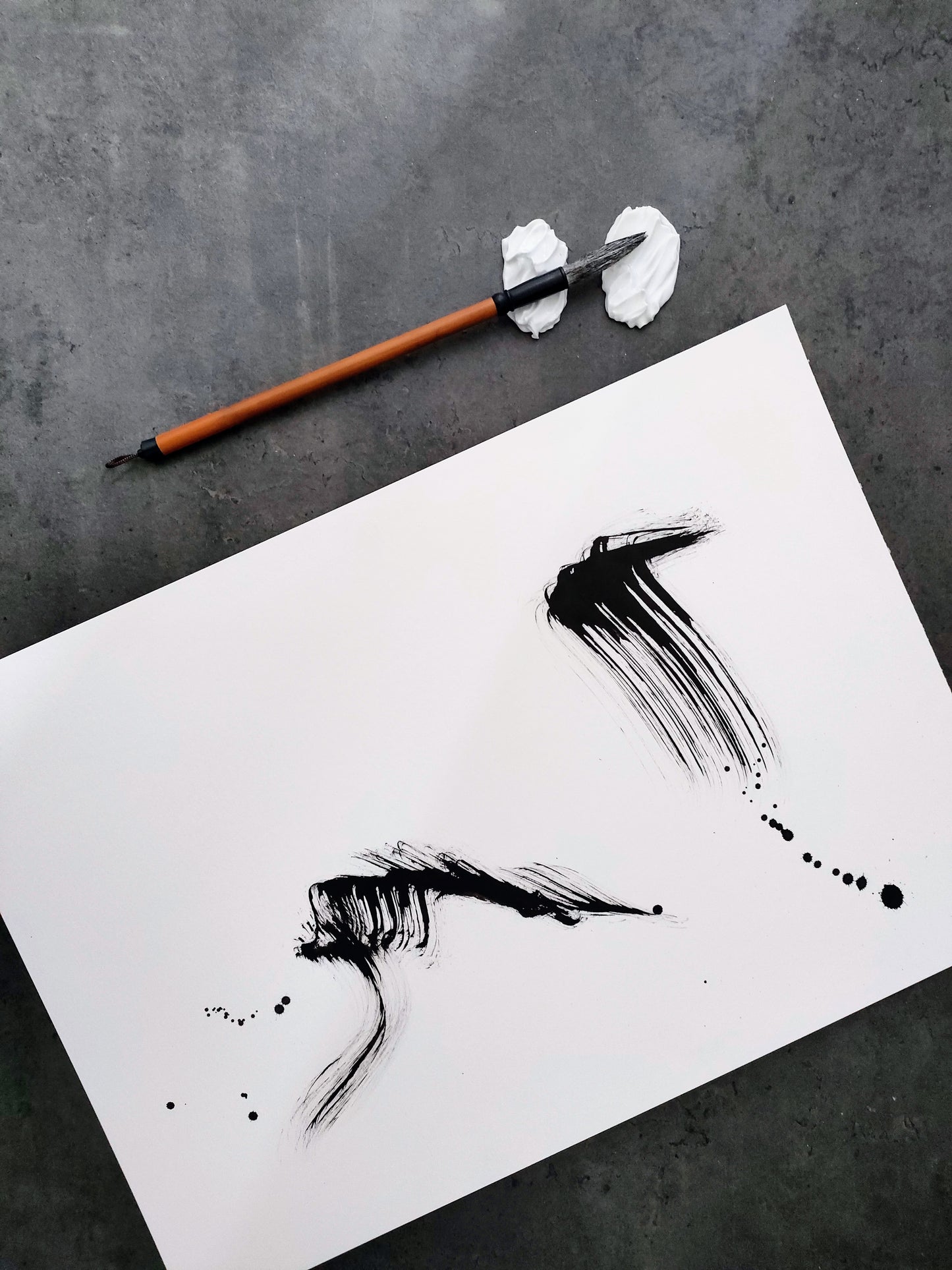 Iya Gallery A3 original ink painting