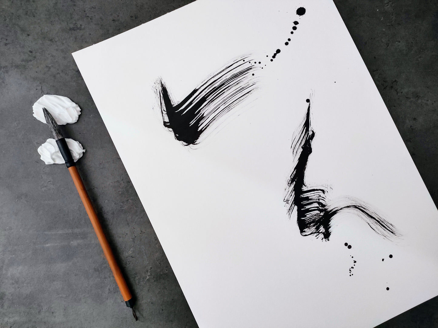 Iya Gallery A3 original ink painting