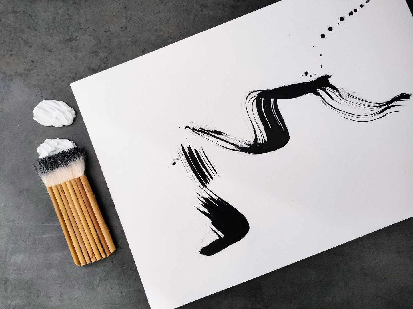 Iya Gallery A3 original ink painting