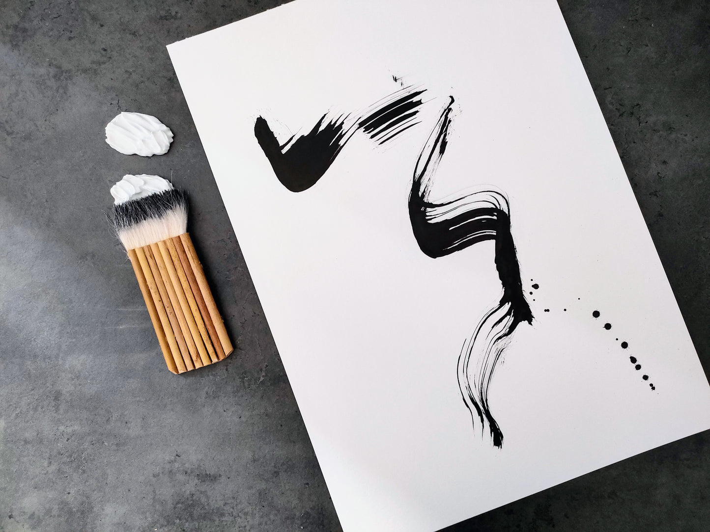 Iya Gallery A3 original ink painting