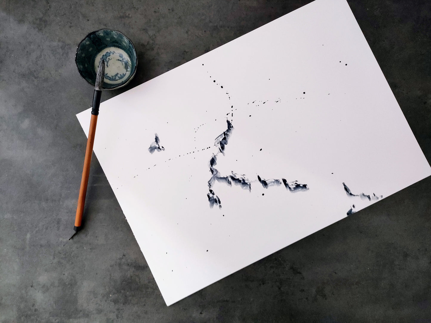 Iya Gallery A3 original watercolour painting