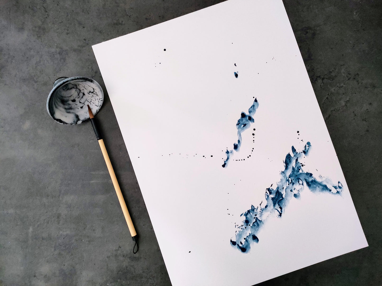 Iya Gallery A3 original watercolour painting