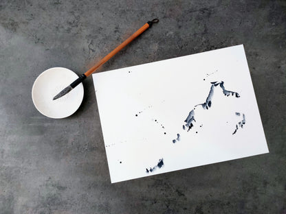 Iya Gallery A4 original watercolour painting