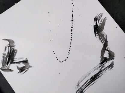 Iya Gallery A3 original ink painting