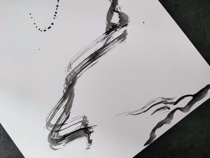 Iya Gallery A3 original ink painting