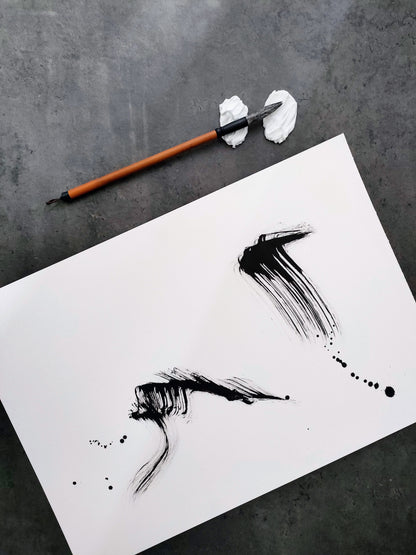 Iya Gallery A3 original ink painting