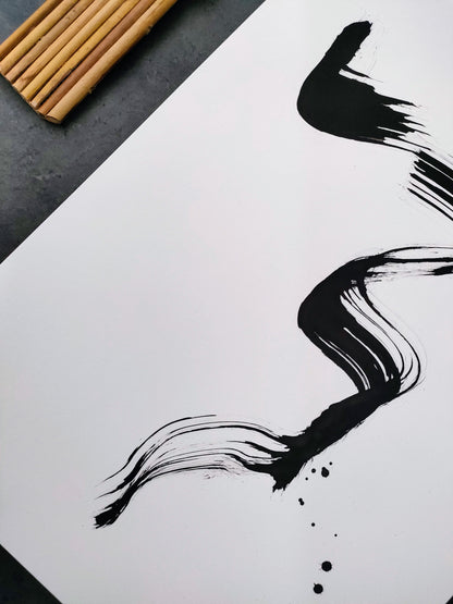 Iya Gallery A3 original ink painting
