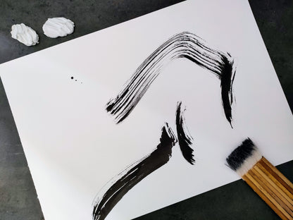 Iya Gallery A3 original ink painting